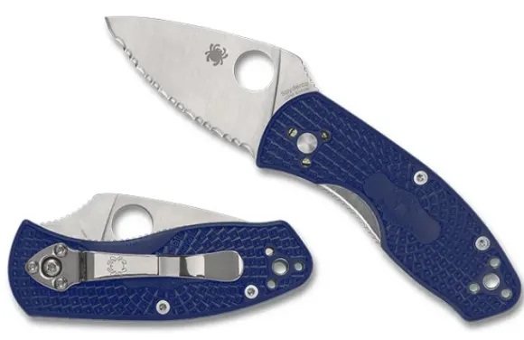 Spyderco Ambitious™ Lightweight Blue CPM S35VN SpyderEdge