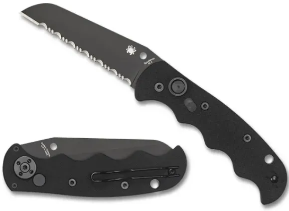 Spyderco Autonomy™ G-10 Black / Black Blade