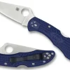 Spyderco Delica® 4 Blue FRN M390 Exclusive