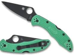 Spyderco Delica® 4 Mint FRN CPM M4 Black Blade Exclusive