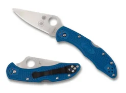 Spyderco Delica® 4 NLEOMF Lightweight Blue Flat Ground