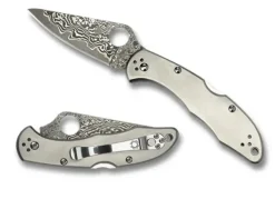 Spyderco Delica® 4 Ti / Damascus