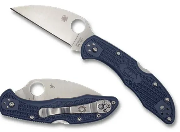 Spyderco Delica® 4 Dark Navy FRN CPM 20CV Wharncliffe Exclusive