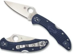 Spyderco Delica&reg; 4 Dark Navy FRN CPM 20CV Exclusive