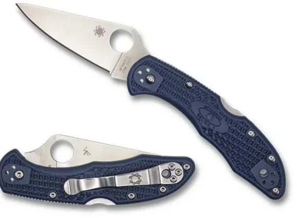 Spyderco Delica® 4 Dark Navy FRN CPM 20CV Exclusive