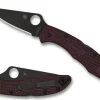 Spyderco Delica&reg; 4 Lightweight Micro-Melt&reg; PD#1 Black Blade