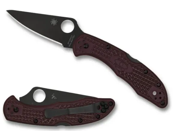 Spyderco Delica® 4 Lightweight Micro-Melt® PD#1 Black Blade