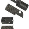 Spyderco Dog Tag Folder CF/G-10 Laminate Black