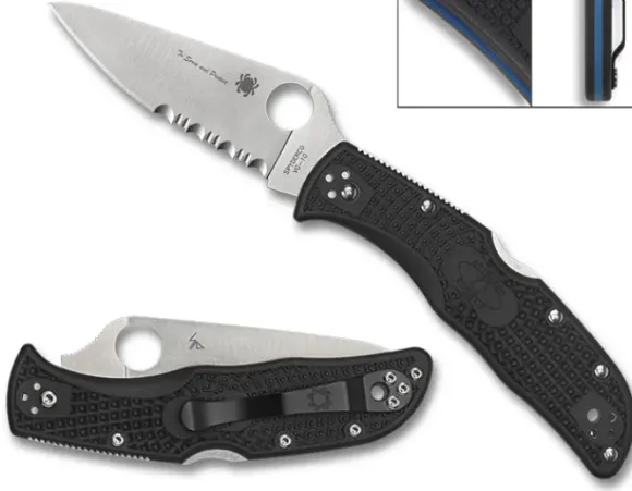 Spyderco Endela® Lightweight Thin Blue Line