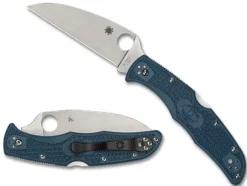 Spyderco Endura® 4 Lightweight Blue Wharncliffe K390