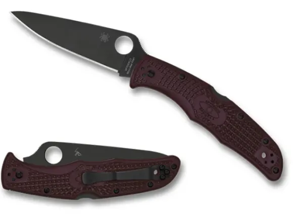 Spyderco Endura® 4 Lightweight Micro-Melt® PD#1 Black Blade