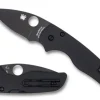 Spyderco Lil' Native® Smooth Black G-10 CPM CRU-WEAR Black Blade Exclusive
