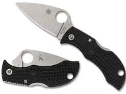 Spyderco Manbug® Black Lightweight Leaf