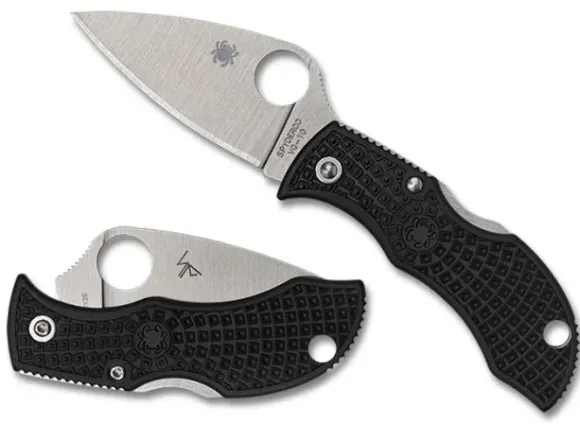 Spyderco Manbug® Black Lightweight Leaf