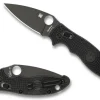 Spyderco Manix® 2 Lightweight FRCP Black/Black Blade