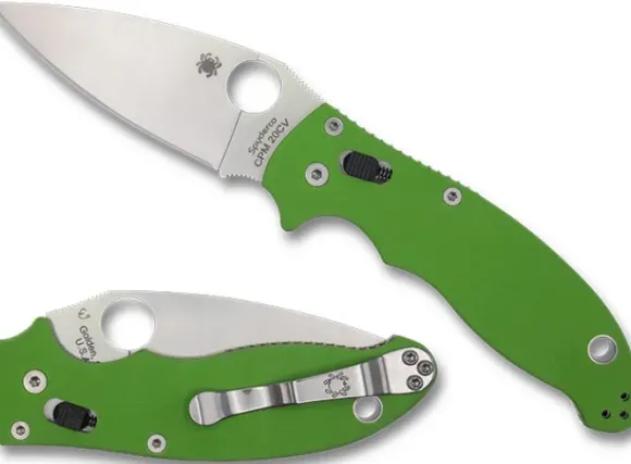 Spyderco Manix® 2 Neon Green G-10 CPM 20CV Exclusive