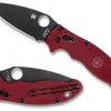 Spyderco Manix&reg; 2 Lightweight FRCP Red CPM 4V
