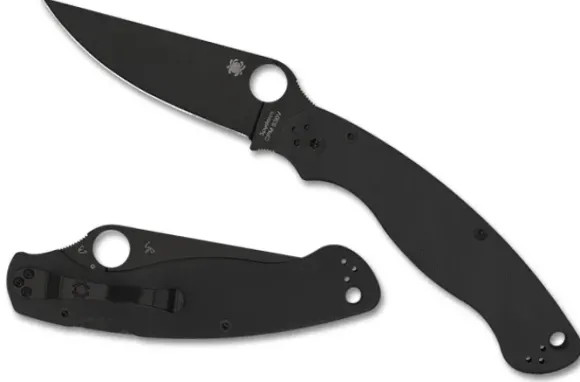 Spyderco Military™ 2 Black G-10 Black Blade