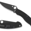 Spyderco Military™ Model G-10 Black / Black Blade