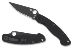 Spyderco Military™ Model G-10 Black / Black Blade