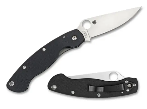 Spyderco Military™ Model G-10 Black Left Hand