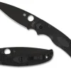 Spyderco Native Chief™ Black Lightweight Black Blade