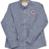 Spyderco Orvis® Women's Tech Chambray Blue Work Shirt Long Sleeve