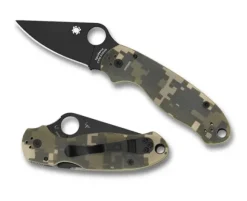 Spyderco Para® 3 G-10 Camo Black Blade