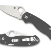 Spyderco Para® 3 G-10 Dark Gray Maxamet