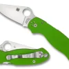 Spyderco Para® 3 Neon Green G-10 CPM 20CV Exclusive