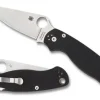 Spyderco Para Military® 2 G-10 Black PlainEdge™