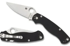 Spyderco Para Military® 2 G-10 Black PlainEdge™
