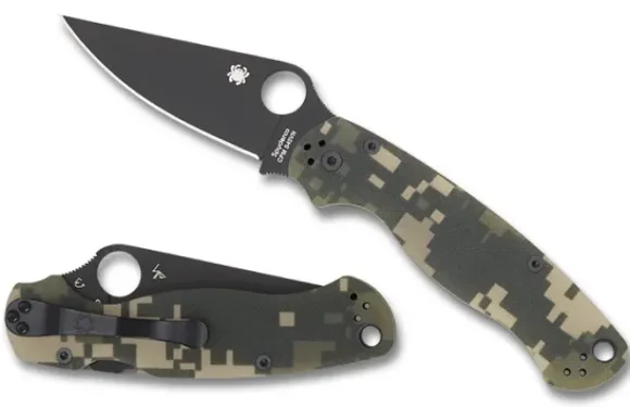 Spyderco Para Military® 2 G-10 Camo/Black Blade