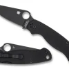 Spyderco Para Military® 2 Smooth G-10 CPM CRU-WEAR Black Blade Exclusive