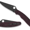 Spyderco Police&trade; 4 Lightweight Micro-Melt&reg; PD#1 Black Blade