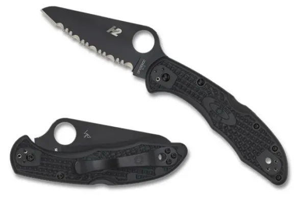 Spyderco Salt® 2 FRN Black/Black Blade