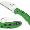 Spyderco Salt® 2 Green LC200N Wharncliffe SpyderEdge