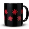 Spyderco Mug Black w/ Red Bugs