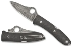 Spyderco SpyOpera™ Carbon Fiber Thor™ Damascus