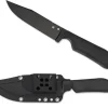Spyderco Street Bowie™ FRN/Kraton Black Blade