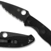 Spyderco Tenacious® Lightweight Black Blade SpyderEdge