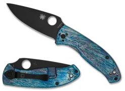 Spyderco TENACIOUS® R.I.L. DISARRAY™ FINISH D2 Black Blade