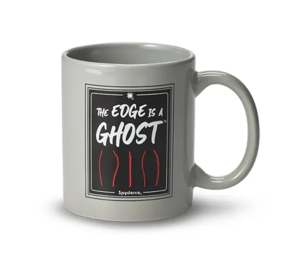Spyderco The Edge is a Ghost™ Ceramic Mug