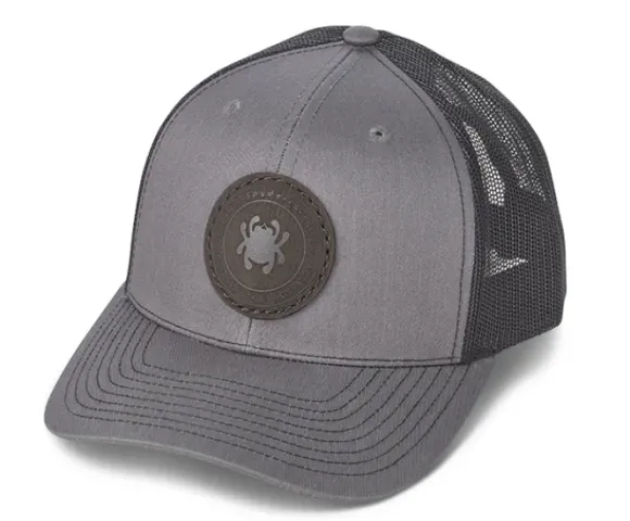 Spyderco Trucker Hat Charcoal/Black with Patch