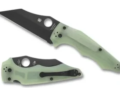 Spyderco YoJumbo&trade; Natural G-10 CPM M4 Black Blade Exclusive